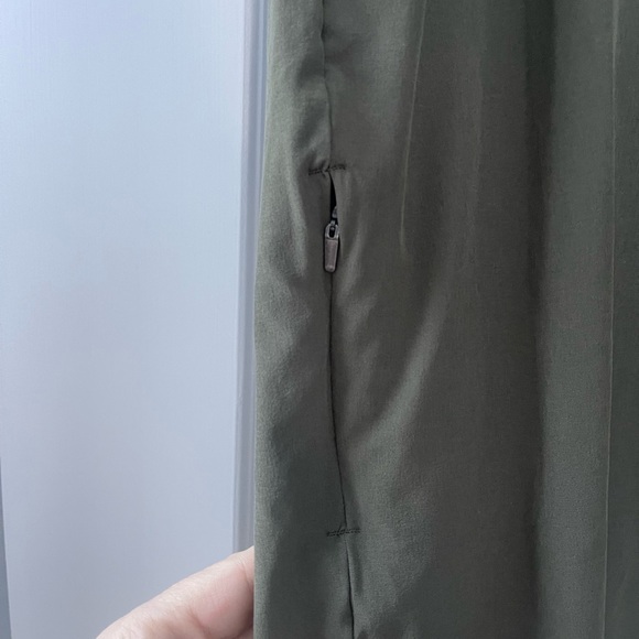 Patagonia Happy Hike Studio Pants Women’s Olive Green Jogger Travel Stretch Sz M - Picture 5 of 7